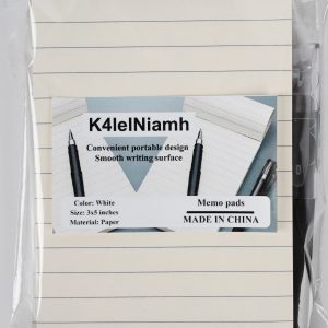 K4lelNiamh 2Pcs Memo Pads - Simple and elegant convenient portable design for office, paper smooth writing surface for school classroom kids women men student