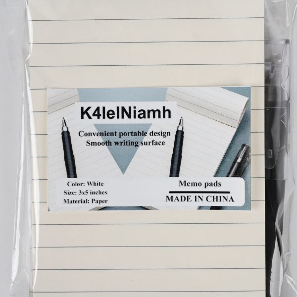 K4lelNiamh 2Pcs Memo Pads - Simple and elegant convenient portable design for office, paper smooth writing surface for school classroom kids women men student